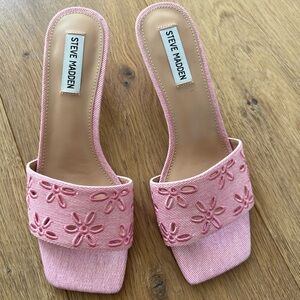 Steve Madden pink kitten heels sz 8.5